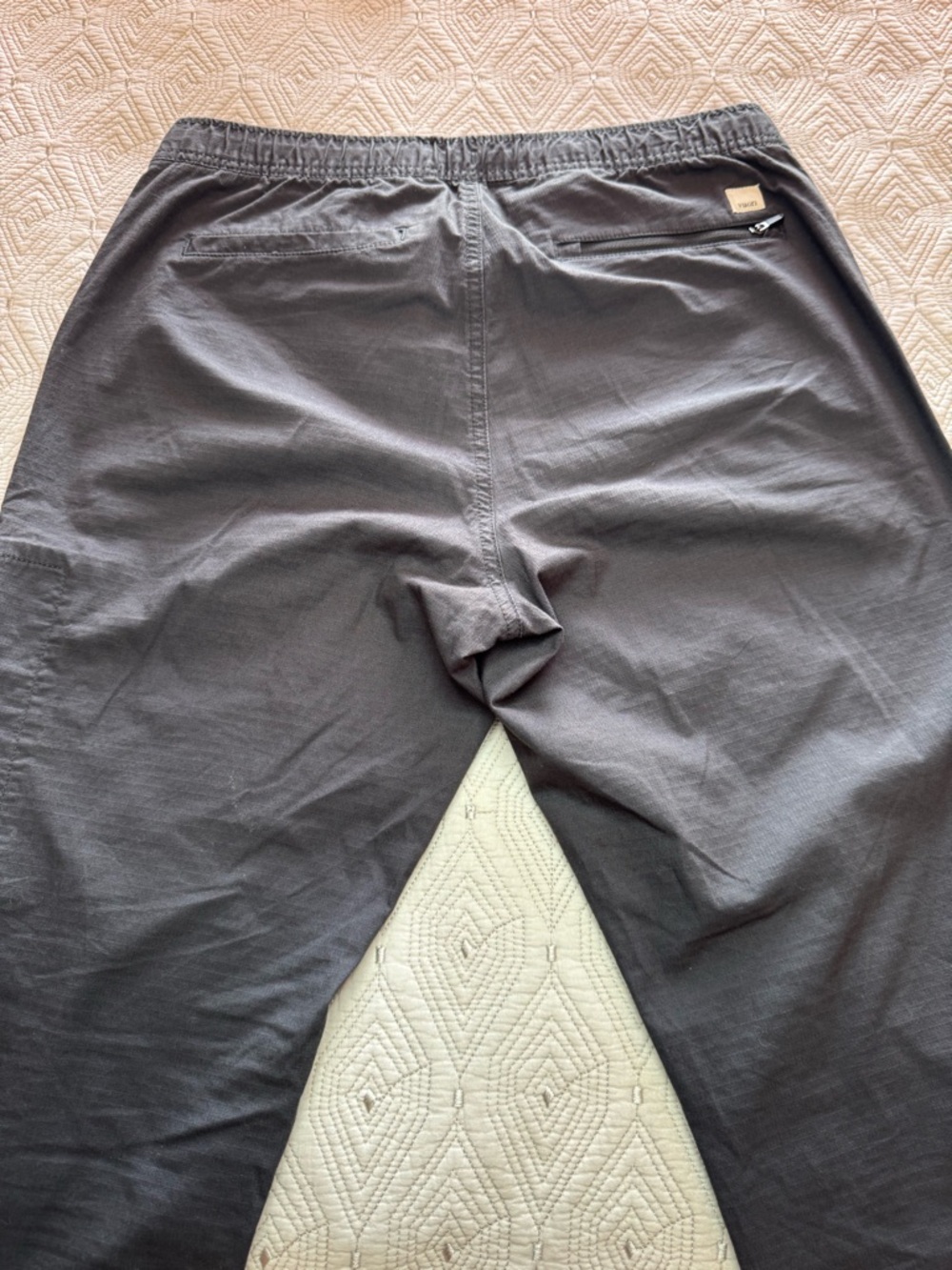 VUORI Women's Ripstop DuraTerra Pant Charcoal Gray  Size Medium - Picture 9 of 15